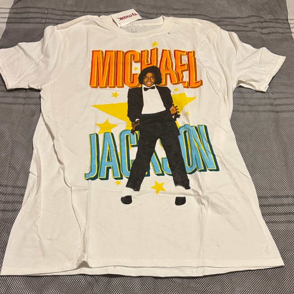 Michael Jackson Graphic White T-Shirt